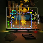 Charger l'image dans la galerie, Tableau de notes coloré Led pour enfants
